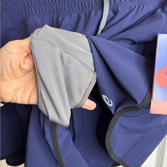 Men’s Asics Blue Running Shorts Sz 2XL - Picture 3 of 9